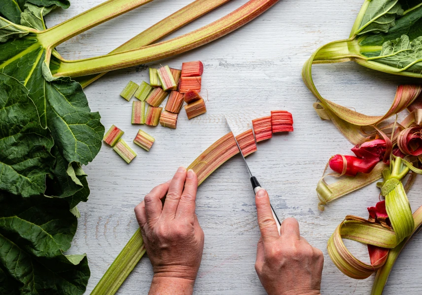 rhubarb - seasonal produce