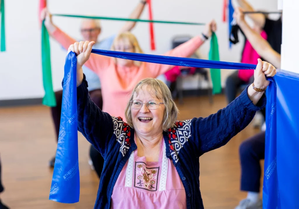 Seated yoga - get into shape.
